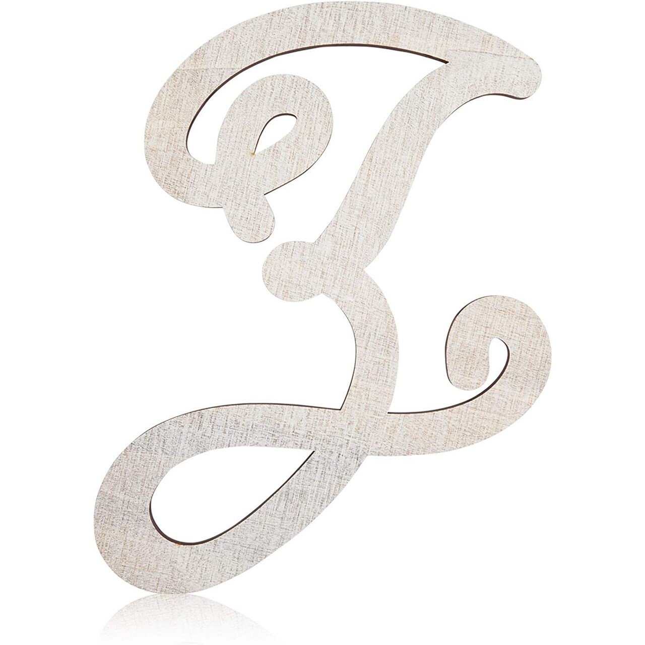 13-Inch Unfinished Wooden Monogram Letter Z, Rustic-Style Home Decor, Paintable Wood Alphabet Letters for Custom Signs, Party Decorations, Crafting and Art Supplies